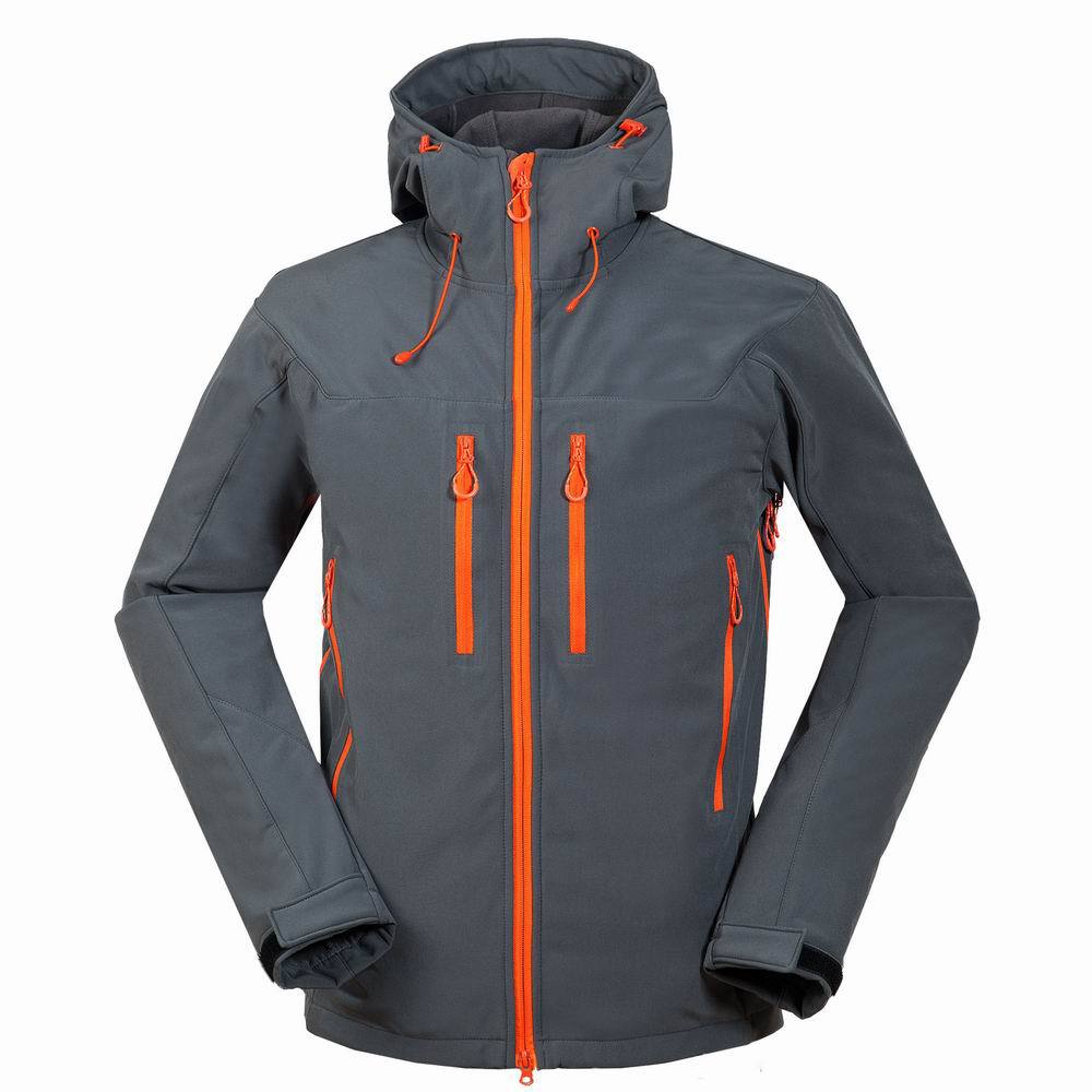 Men's Outdoor Mountaineering Soft Shell Jacket - Waterproof Camping Sports Jacket