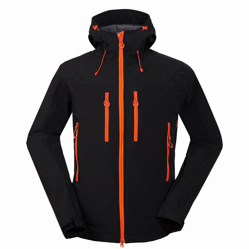 Men's Outdoor Mountaineering Soft Shell Jacket - Waterproof Camping Sports Jacket