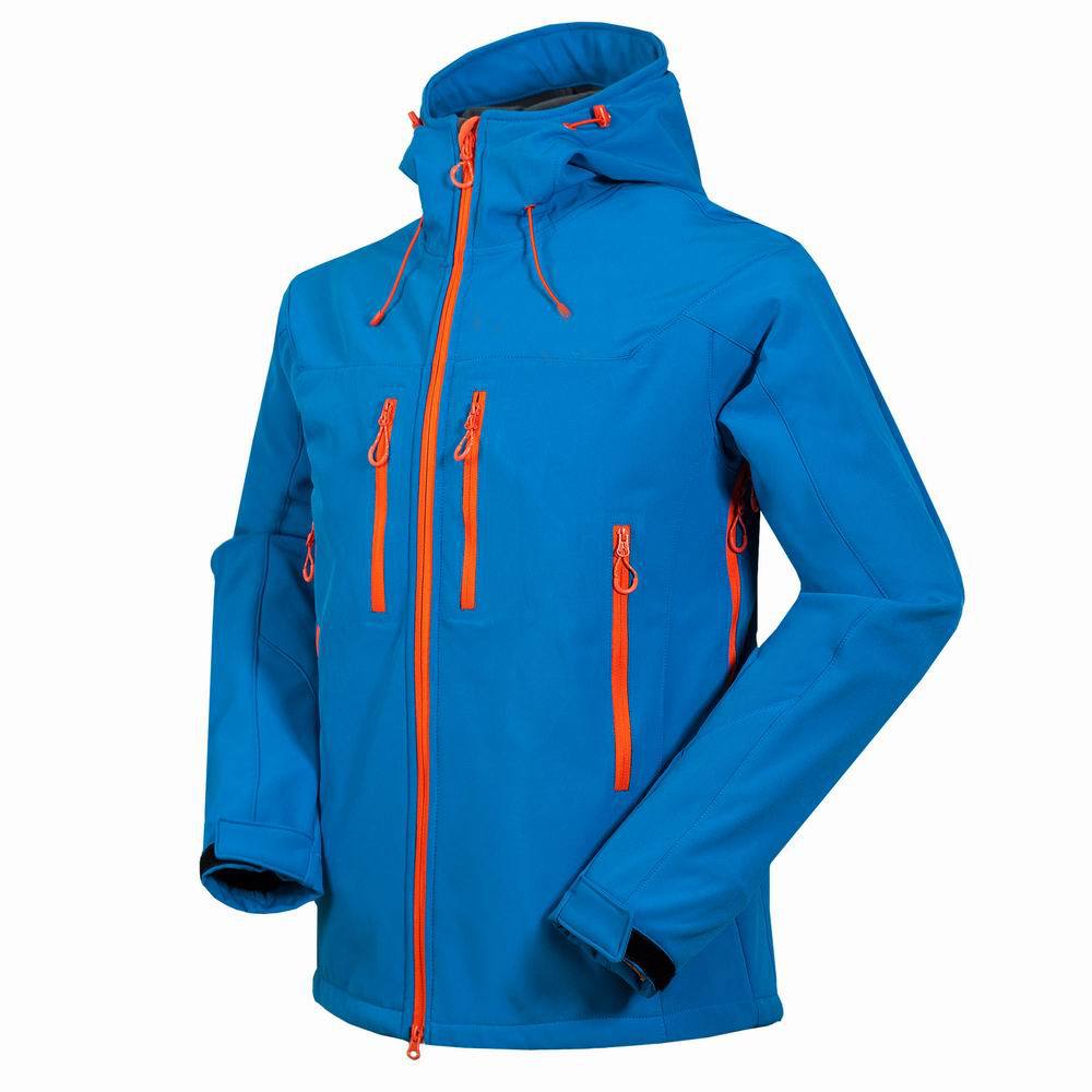 Men's Outdoor Mountaineering Soft Shell Jacket - Waterproof Camping Sports Jacket