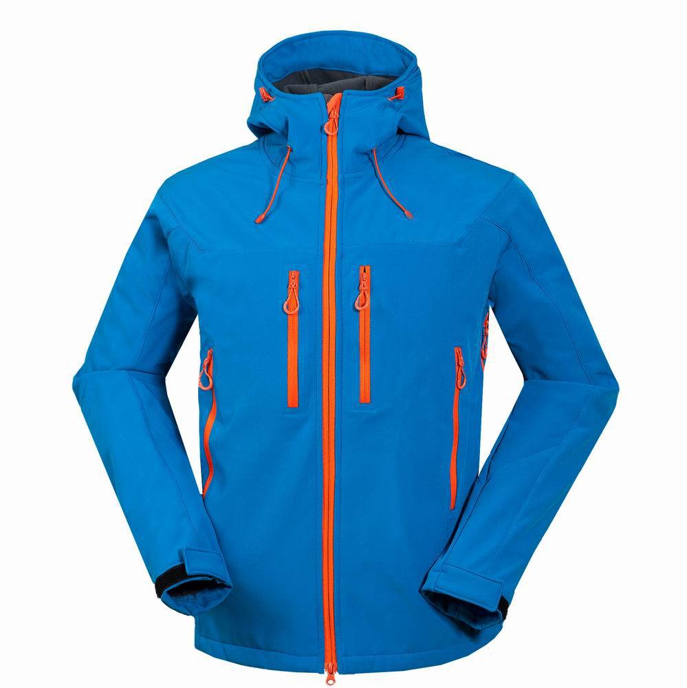 Men's Outdoor Mountaineering Soft Shell Jacket - Waterproof Camping Sports Jacket