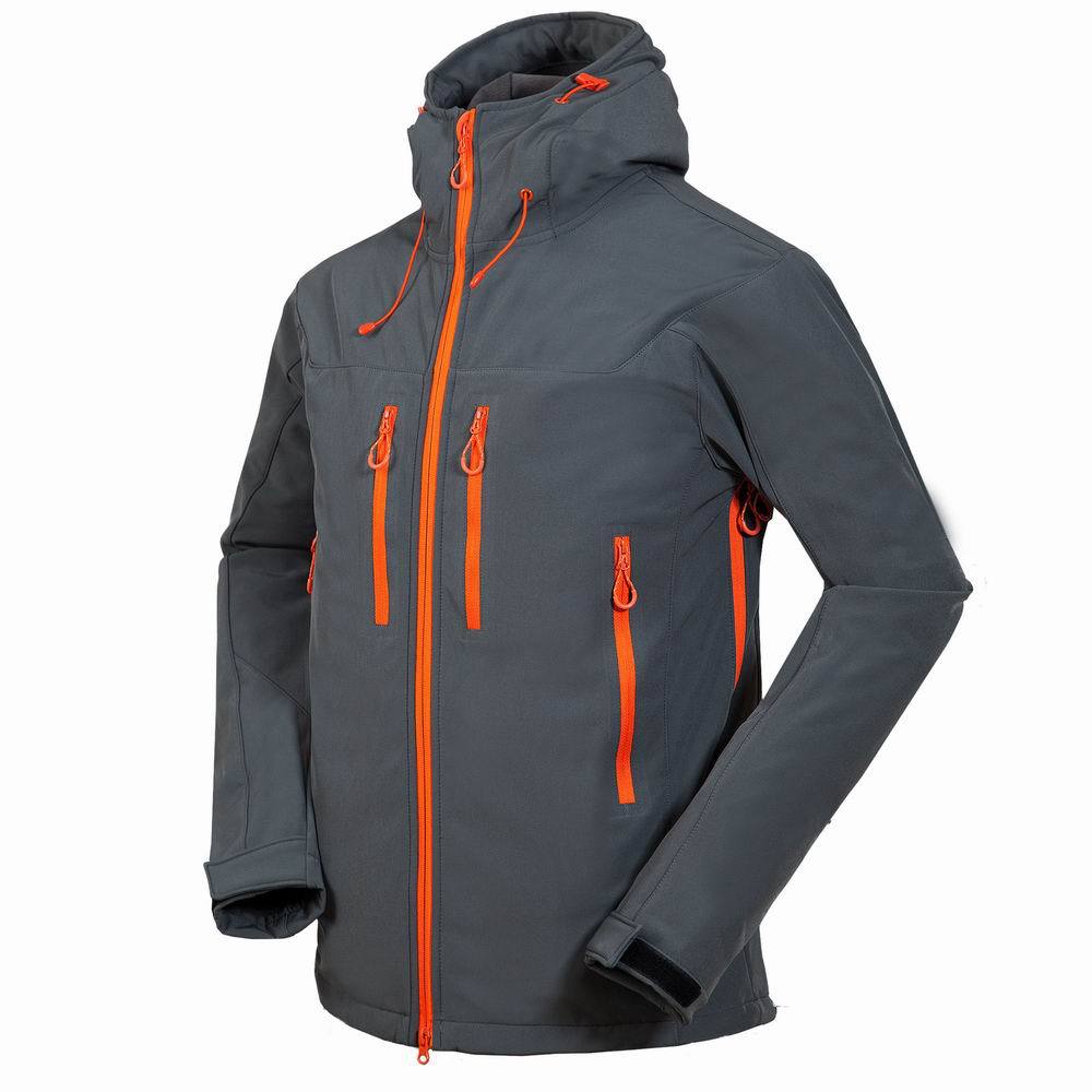 Men's Outdoor Mountaineering Soft Shell Jacket - Waterproof Camping Sports Jacket
